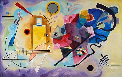 Stampa Wassily Kandinsky “Giallo Blu Rosso”