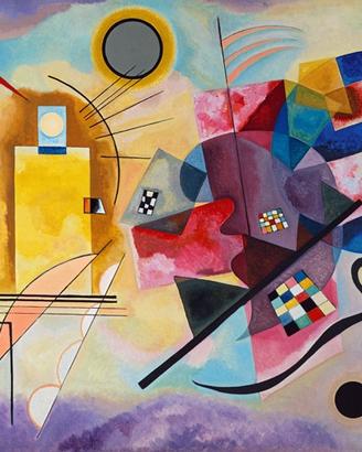 Stampa Wassily Kandinsky “Giallo Blu Rosso”