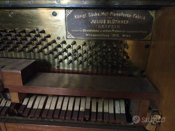 pianoforte verticale bluthner del 1873