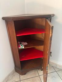 Mobile legno - Libreria con scrivania a scomparsa