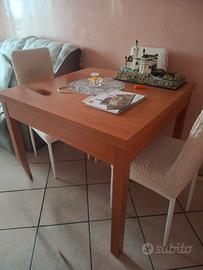 tavolo allungabile 80x80