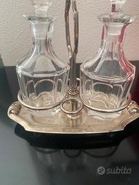 Oliera antica in argento 800.