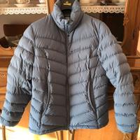 Piumino donna NUOVO azzurro vera piuma Quechua