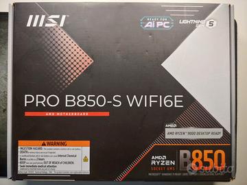 MSI PRO B850-S WIFI 6E