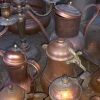 Oggetti in rame e ottone