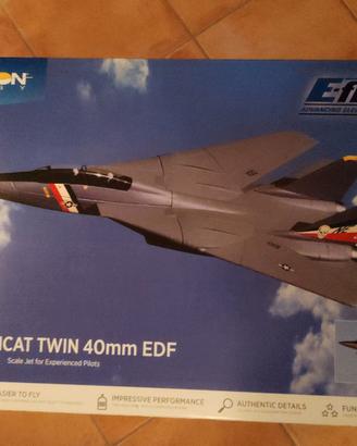 Jet elettrico radiocommandato E-flite F-14 Twin 40