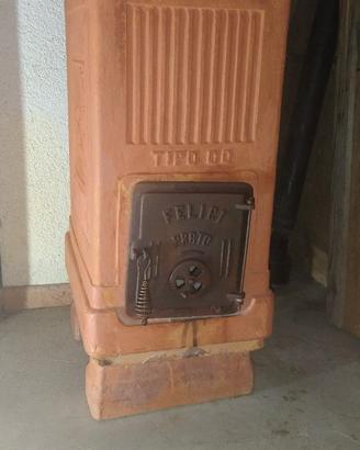 Stufa Felici in Terracotta
