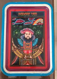 Vintage POLYPOPS Henry VIII Pop Art Tray 1960s/70s