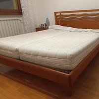 letto matrimoniale con materassi in lattice 