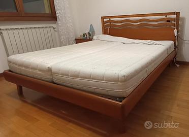 letto matrimoniale con materassi in lattice 