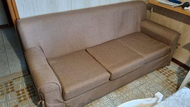 Divano 3 posti in tessuto