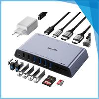 Docking station BENFEI 12 in 1, USB 3.0, NUOVO