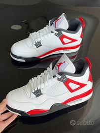 Jordan 4 Retro Red Cement Taglia 44