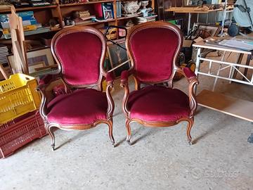coppia poltrone francesi 