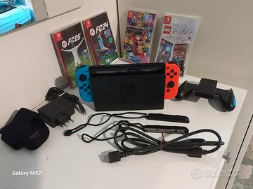 nintendo switch + 4 vidoegiochi