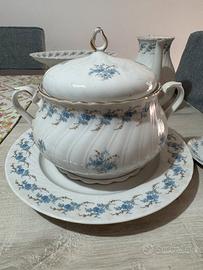 Set piatti ceramica vintage caffè tazze teiera