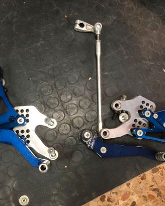 Pedane arretrate moto Honda CBR 600 RR - NO CINA