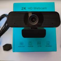 ✅ Webcam 2k HD USB + Treppiede + Privacy Cover