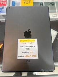 Ipad ottava generazione wifi in saldo!