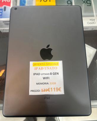 Ipad ottava generazione wifi in saldo!