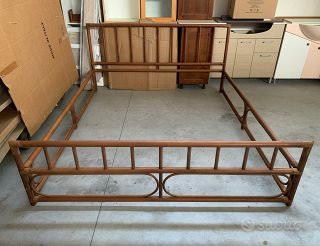 Letto matrimoniale in giunco