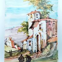 Quadretto vintage in ceramica