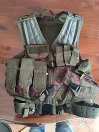Tattico gilet per softair vegetato