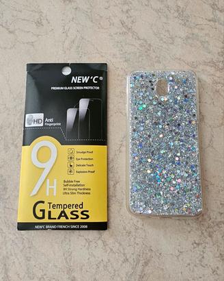 2 vetrini + cover Samsung J7