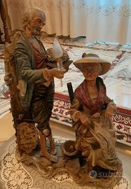 Elemento decorativo in ceramica di Capodimonte