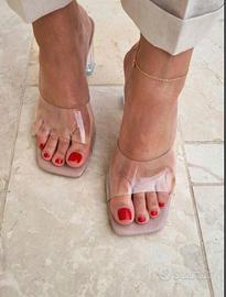 Sandali trasparenti