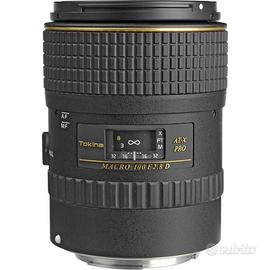 Tokina AT-X 100mm f/2.8 PRO D Macro per Canon Eos