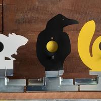 Bersaglio varie forme riattivabile per carabina