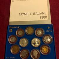 DIVISIONALE ITALIA-PROOF-ANNO 1989-11 VALORI-FOTO