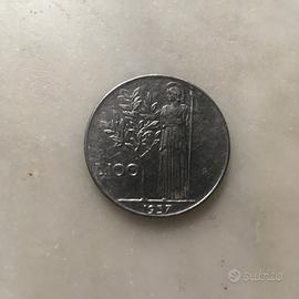 Moneta 100 lire 1957