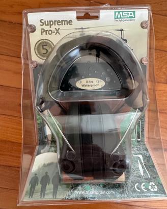 Cuffie elettroniche Sordin MSA Supreme Pro-X