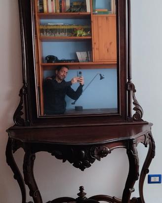 Consolle con specchio epoca vintage fine 1700