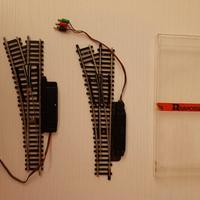 Coppia scambi elettrici HO RIVAROSSI originali