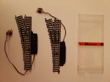 Coppia scambi elettrici HO RIVAROSSI originali