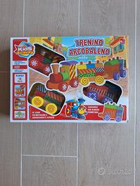 Trenino arcobaleno - gioco a blocchi