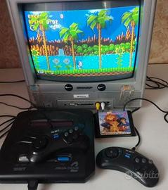 Sega con 75 giochi + cartuccia “Il Re Leone 2”