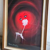 Quadro dí Romano Mussolini olio su tela