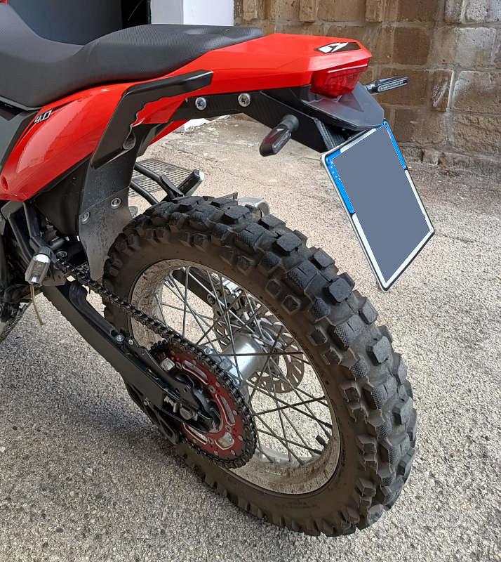 Portarga Moto Supporto Staffa Targa Moto Adatto Per BETA ALP X