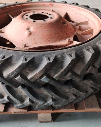 Ruote strette con cerchi x trattore Fiat 500