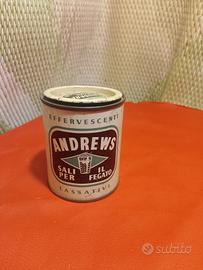 Scatola in Latta Vintage "Andrews" Da Collezione