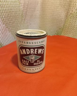 Scatola in Latta Vintage "Andrews" Da Collezione