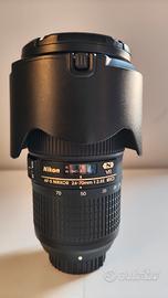 Nikon AF-S NIKKOR 24-70mm f/2.8E ED V attacco F
