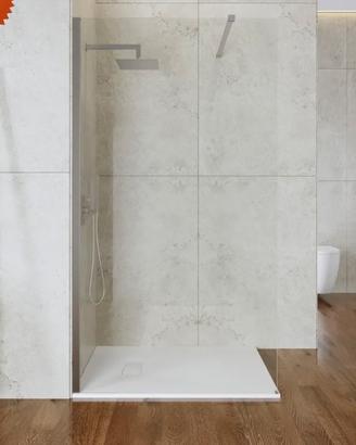 Box doccia walk in 120 cm vetro temperato 8mm