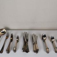 Set completo di posate placcate in argento