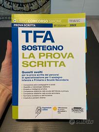 Tfa prova scritta corso sostegno