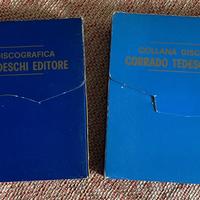 Coppia cofanetti vinile vintage